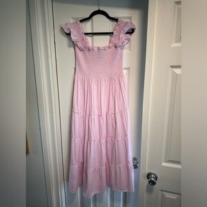 Hill House Ellie Nap Dress Pink Gingham size S